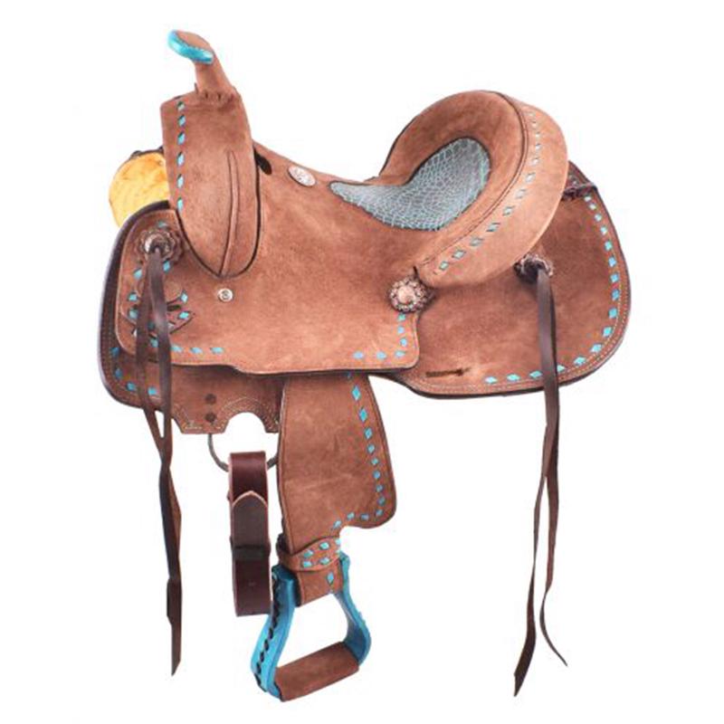 Double T Youth Gator Seat Barrel Style Saddle