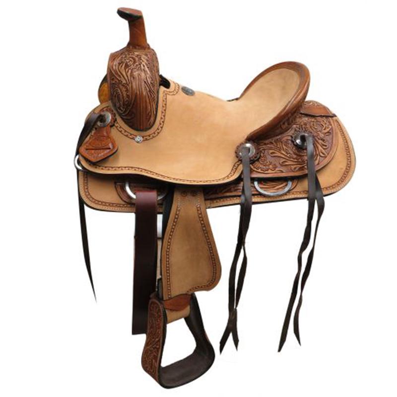 Double T Youth Hard Seat Roping Saddle