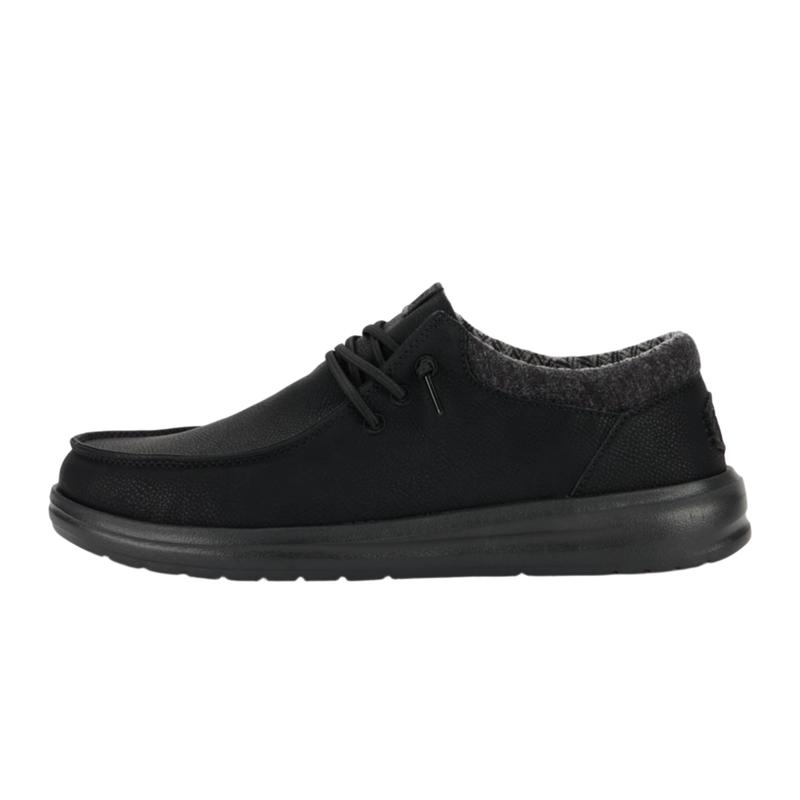 Hey Dude Men's Paul Classic Black Shoe
