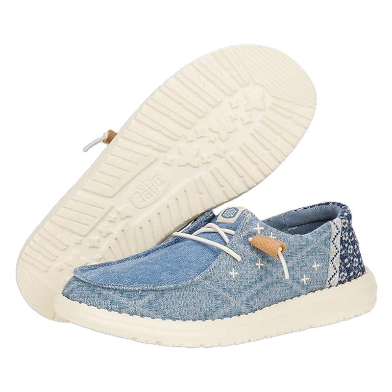 Hey Dude Wendy Craft Boho Blue Casual Shoe