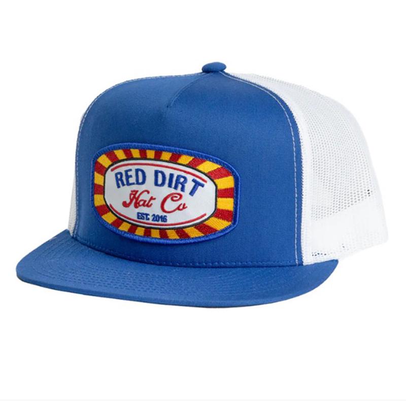 Red Dirt Hat Co Royal Blue & White Cap