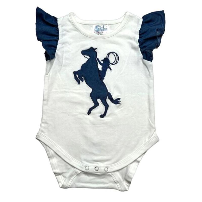 Shea Baby Toddler Rearing Horse Onesie