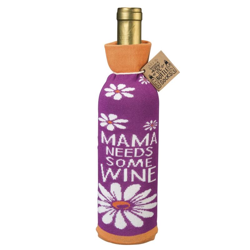 "Mama Needs Some Wine" Bottle Sock