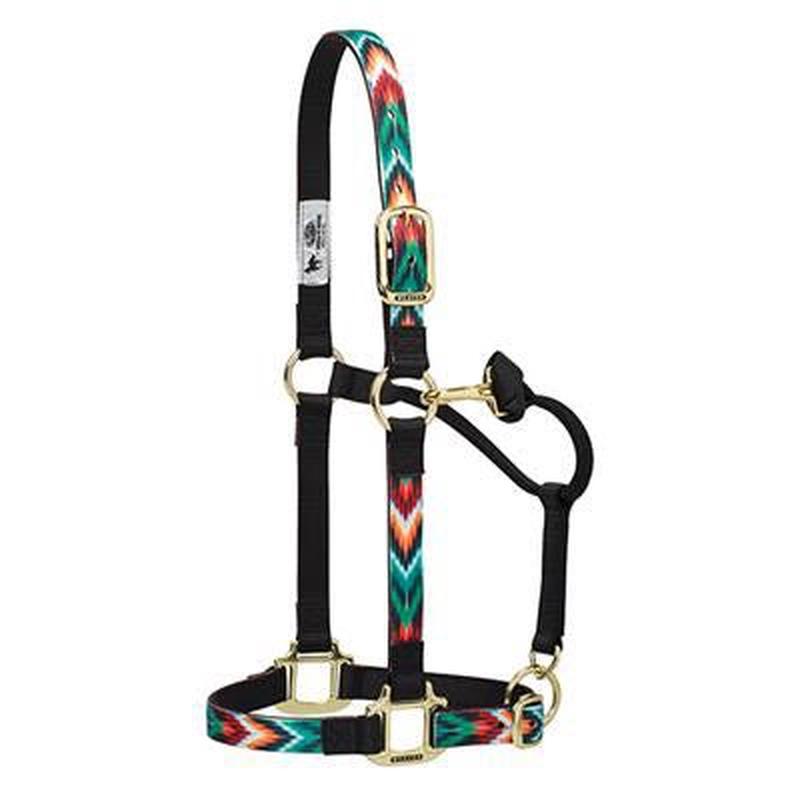Weaver Average Multicolored Chevron Throat Snap Halter
