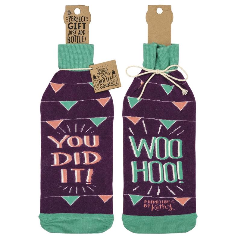 "You Did It" Bottle Sock