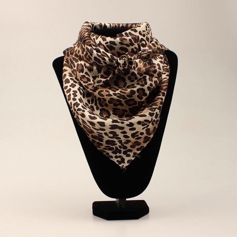 Brown Leopard Wild Rag