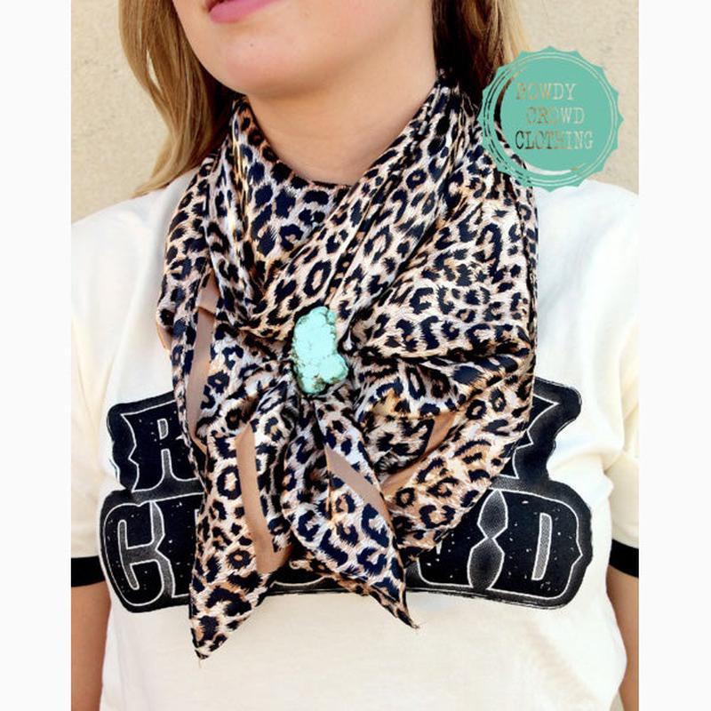 Liberty Leopard Print Wild Rag