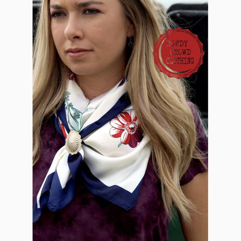 White and Violet Wild Flower Wild Rag