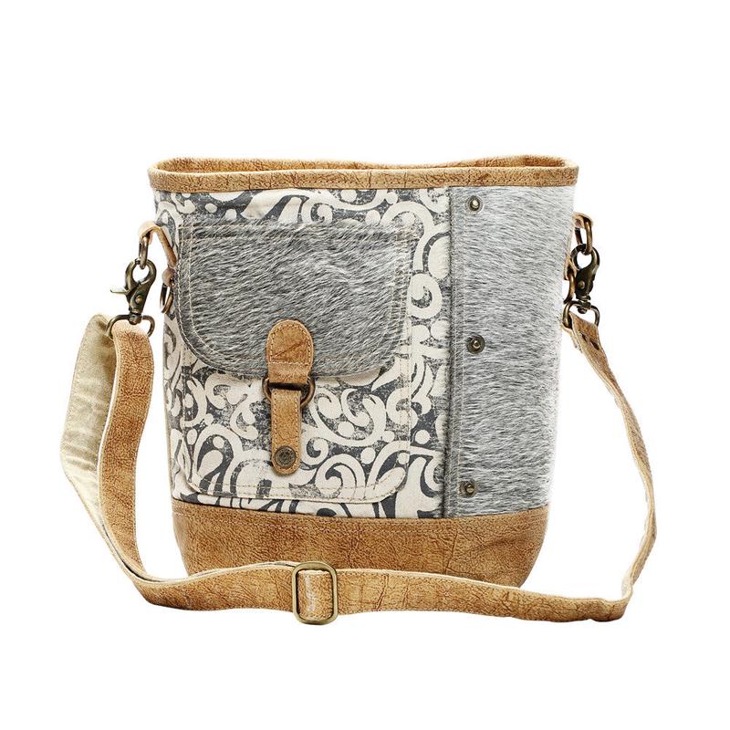 Scroll and Hide Cross Body Purse