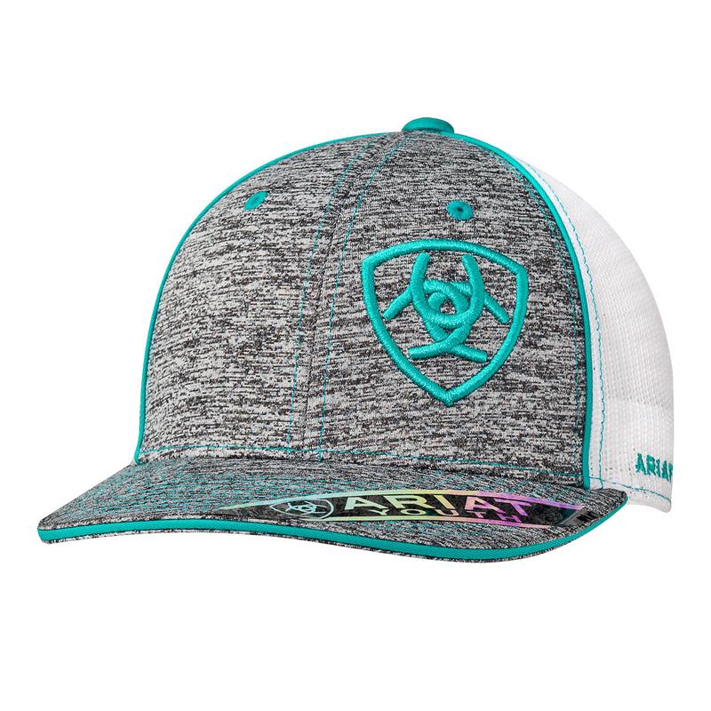 Ariat Youth Heather & Turquoise Snap Back Cap