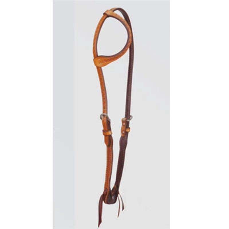 Cactus Saddlery Basket Stamp Slip Ear Headstall