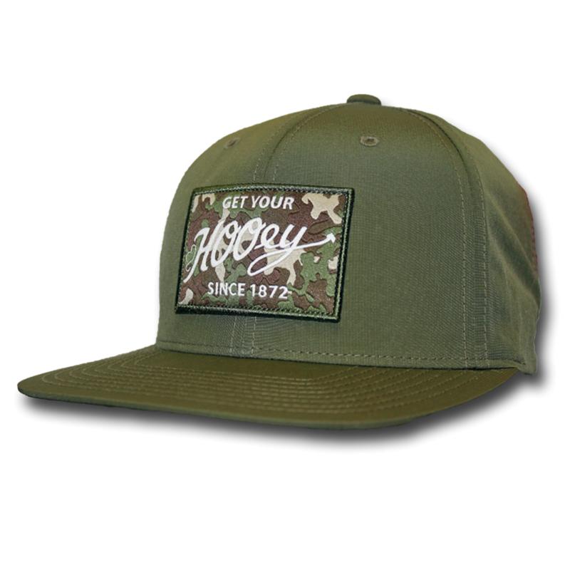 Hooey Rip Cord Army Green Cap