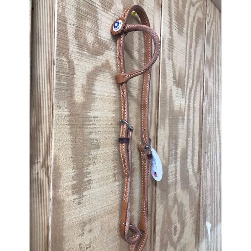 HR Natural Swirl Tooled Quick Change One Ear with Concho