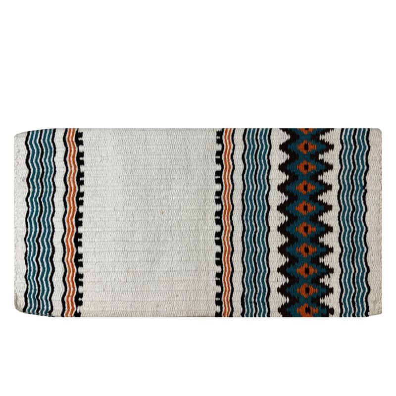 Showman Wool Saddle Blanket with Navajo Design