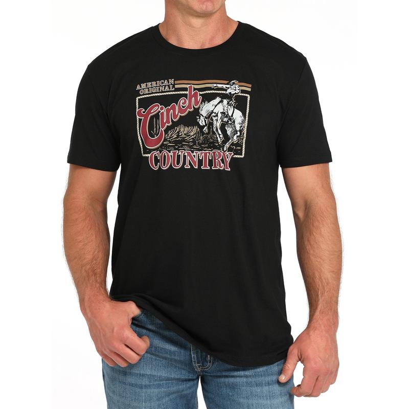 Cinch Men's Country Bronc Black T-Shirt