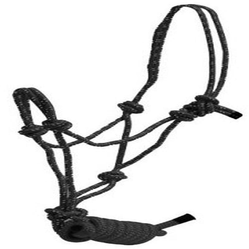 Knot Pony Halter - Black