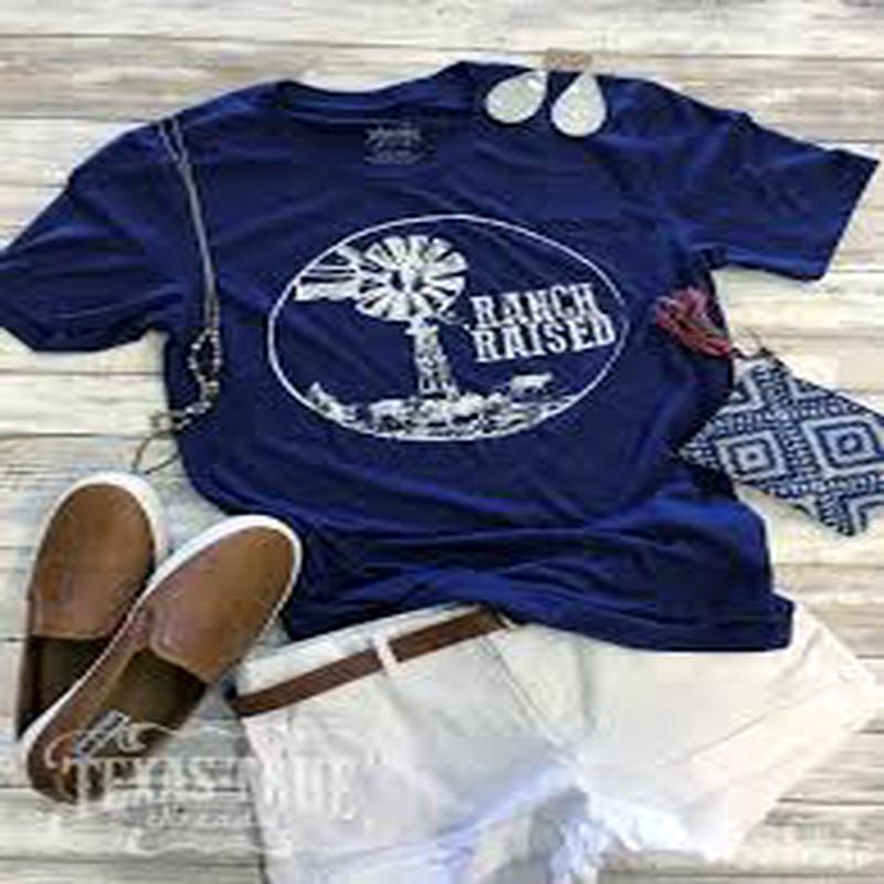 Texas True Threads Blue Ranch Raised Tee