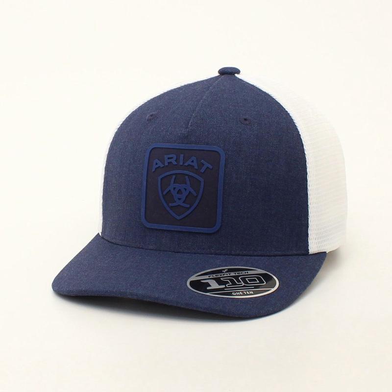 Ariat Blue Rubber Patch Cap