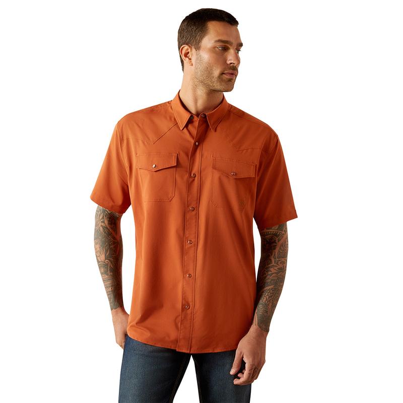 Ariat Clay Mens VentTEK Short Sleeve Shirt