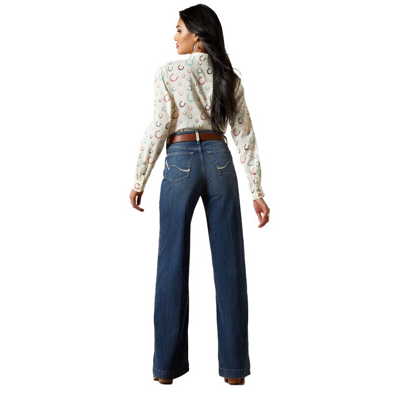 Ariat Women's Ultra High-Rise Rosalie Wide Leg Jean