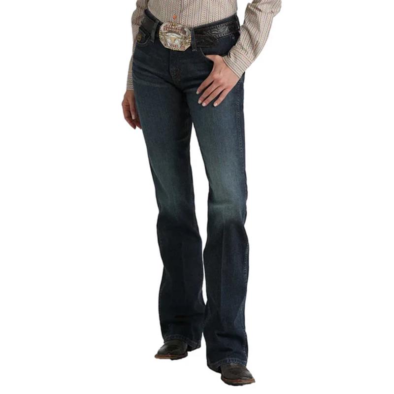 Cinch Women's Dark Wash and Classic Boot Cut Jean
