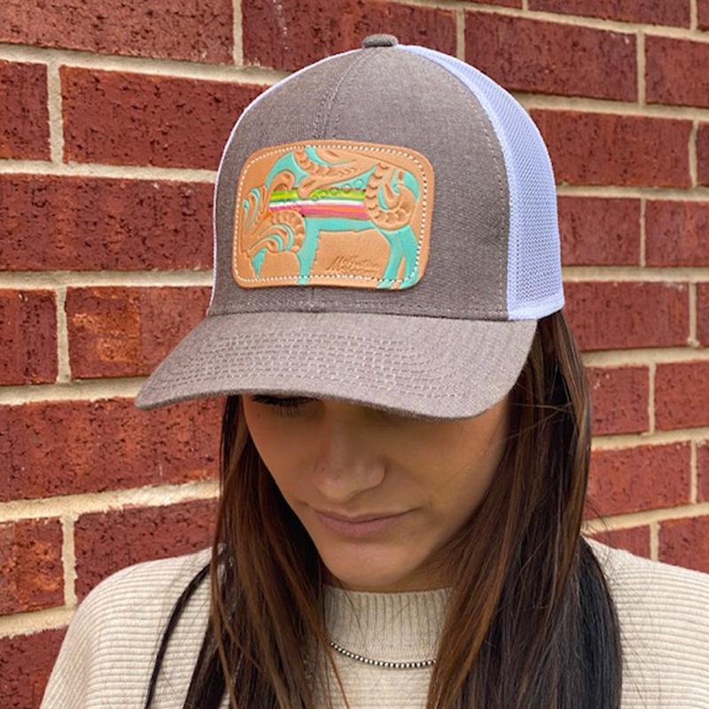 McIntire Saddlery Serape Buffalo Cap