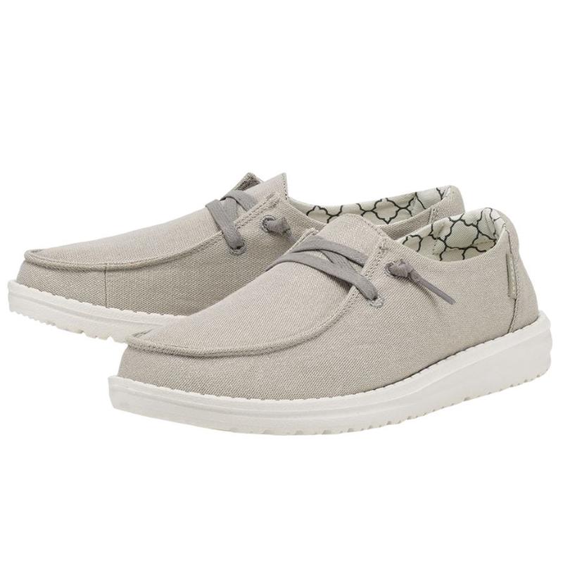 Hey Dude Wendy Sparkling Pearl Grey