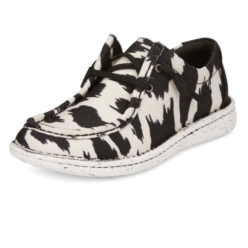 Justin Cowprint Hazer Shoe