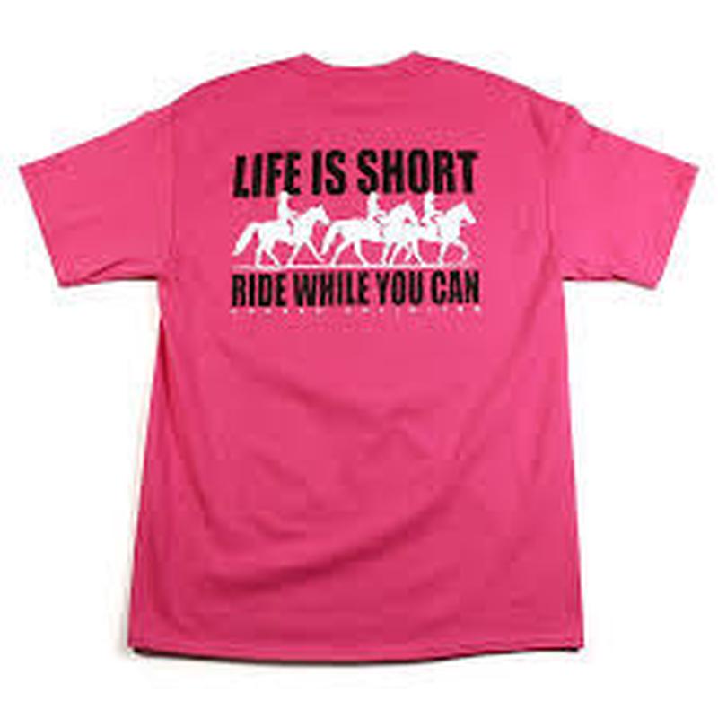 Women's Pink Life Is Short Tee