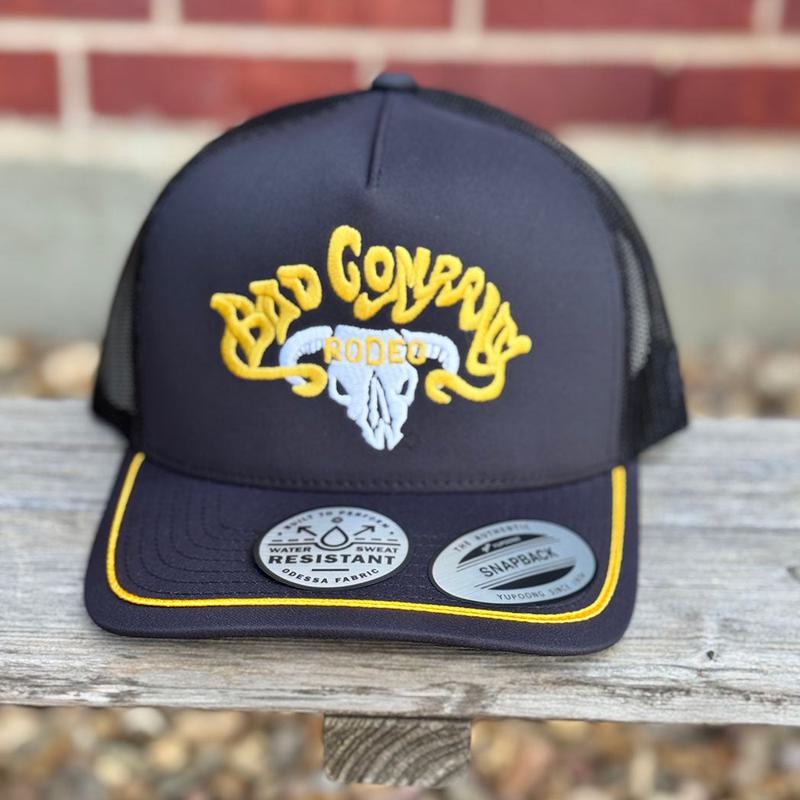 Bad Company Rodeo Black/White/Yellow Cap