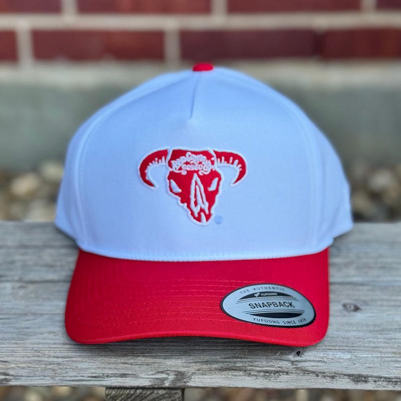 Bad Company Rodeo White/Red Cap