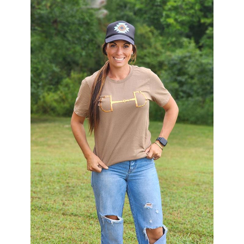 Brown and Copper Bit Tee