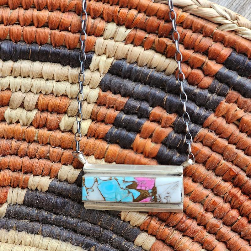 "Jake" Cotton Candy Bar Necklace