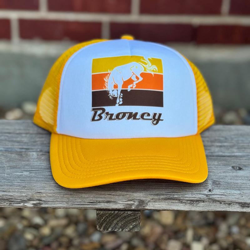 Broncy Yellow Foam Cap