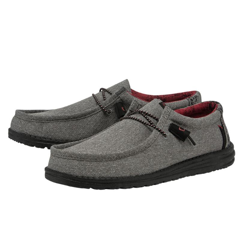 Hey Dude Wally Eco Ascend Ripstop Grey