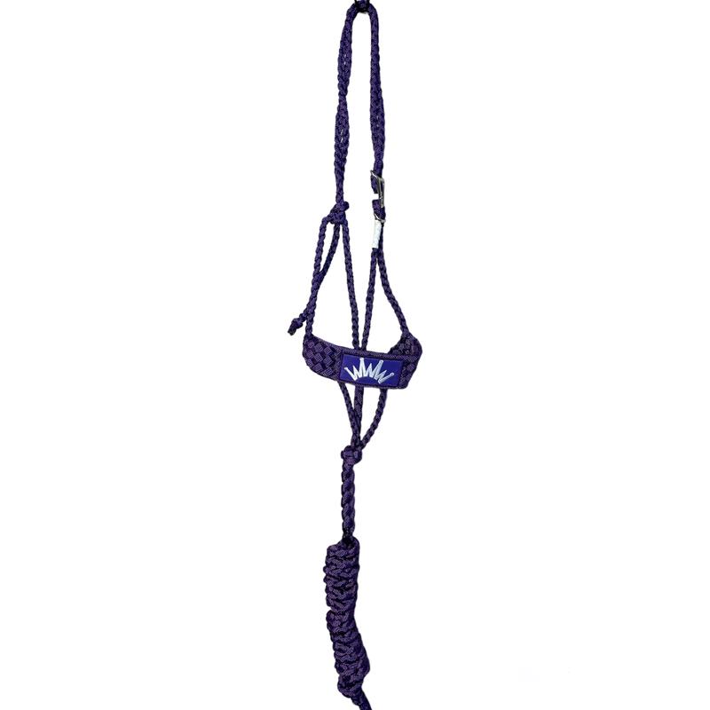 Best Ever Mule Tape Halter Purple