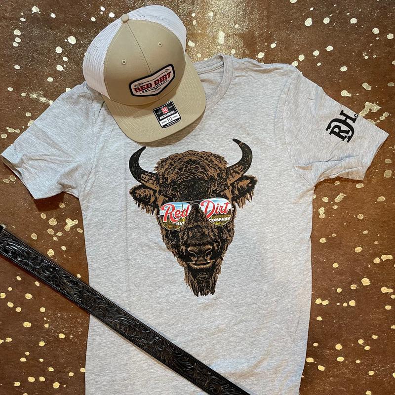 Aviator Bison T-Shirt