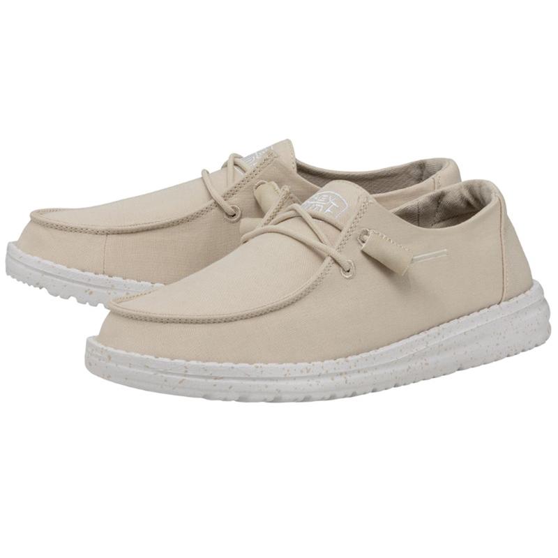 Hey Dude Wendy Slub Canvas Natural