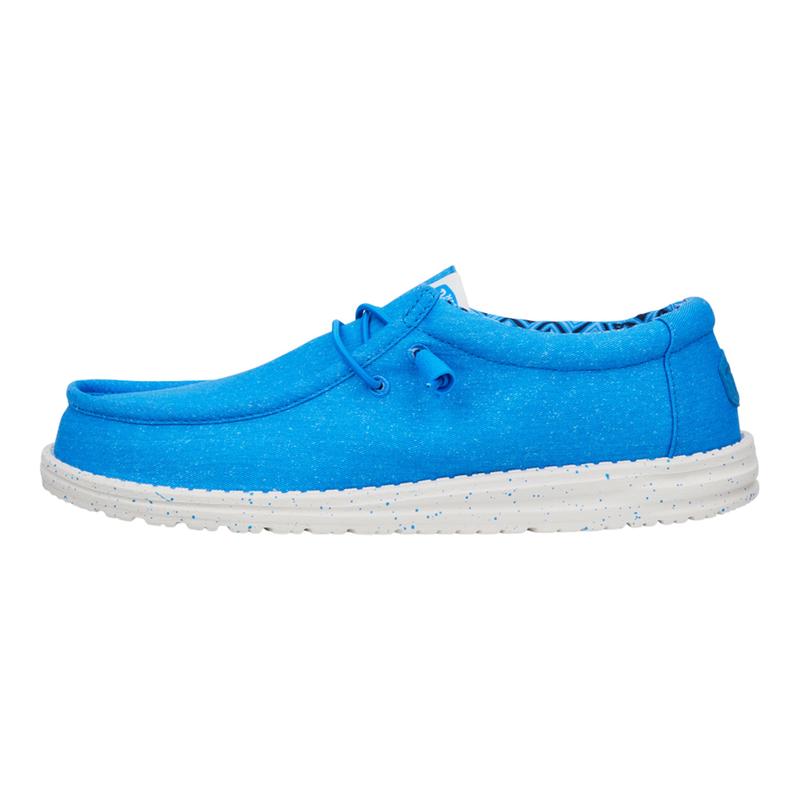 Hey Dude Wally Stretch Canvas Blue