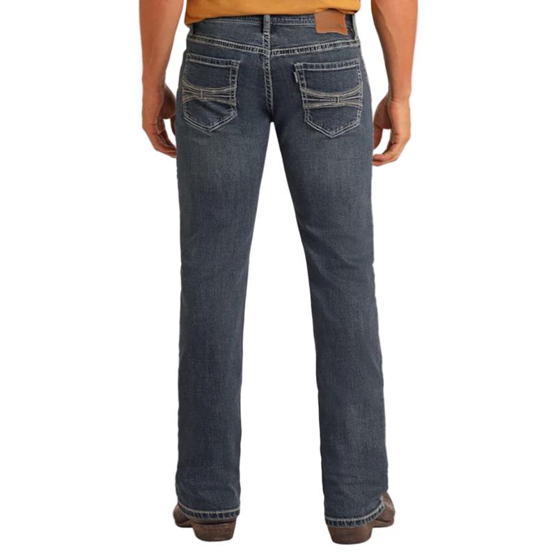 Hooey Men's Dark Vintage Revolver Jeans