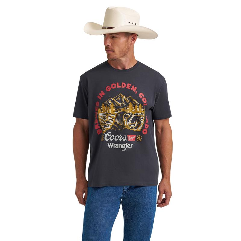 Wrangler Black Brewed Mountain T-shirt
