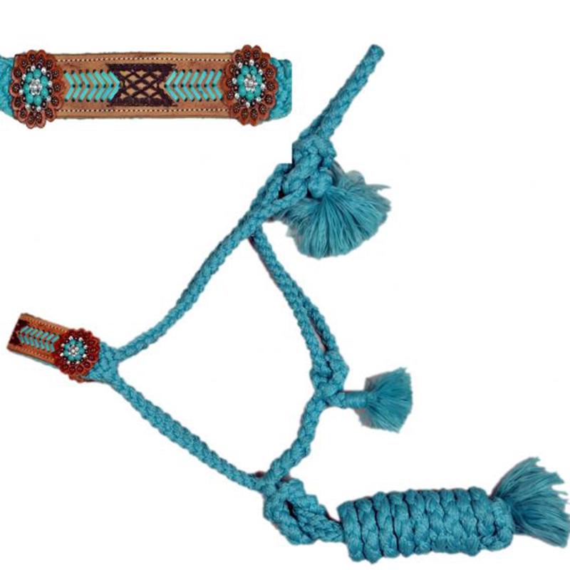Shiloh Turquoise Mule Tape Halter