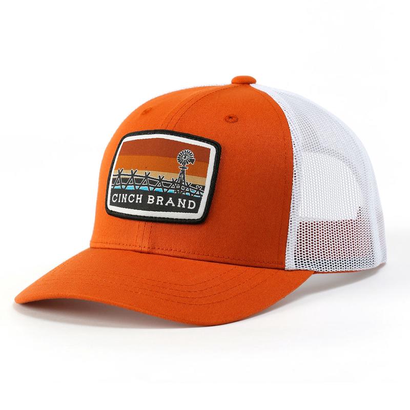 Cinch Orange Brand Cap