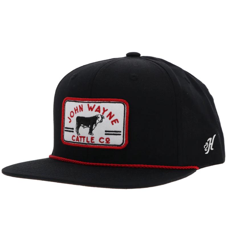 Hooey John Wayne Black & Red/White Cap