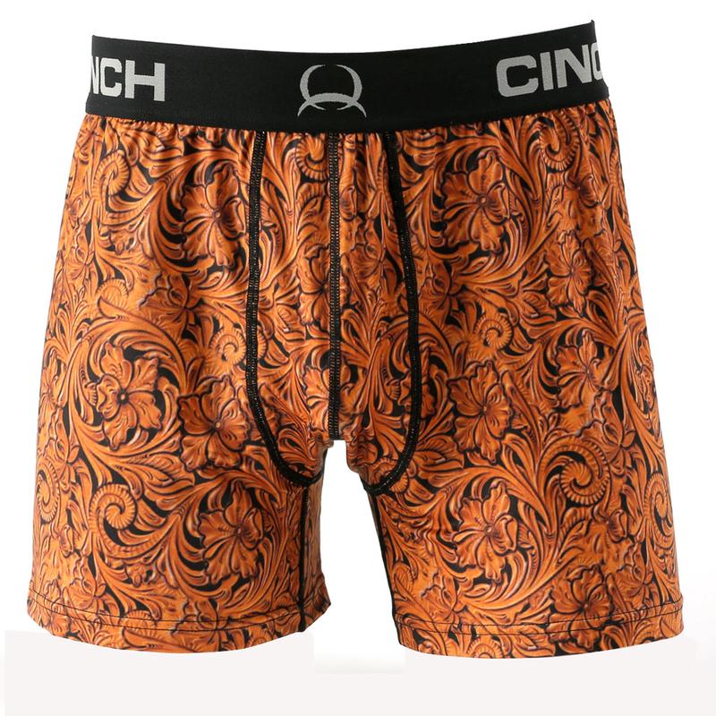 Cinch Men's Leather Print Boxer