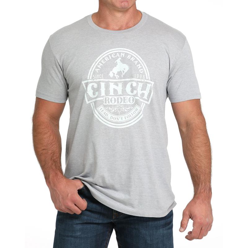 Cinch Men's Light Grey Rodeo Tee