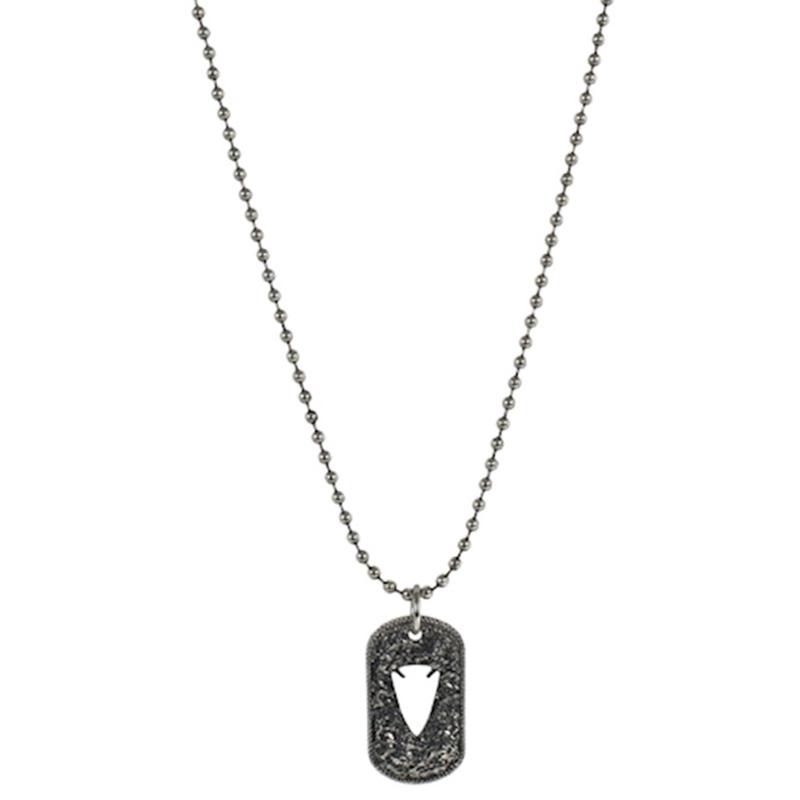 Justin Men's Arrowhead Dogtag Necklace