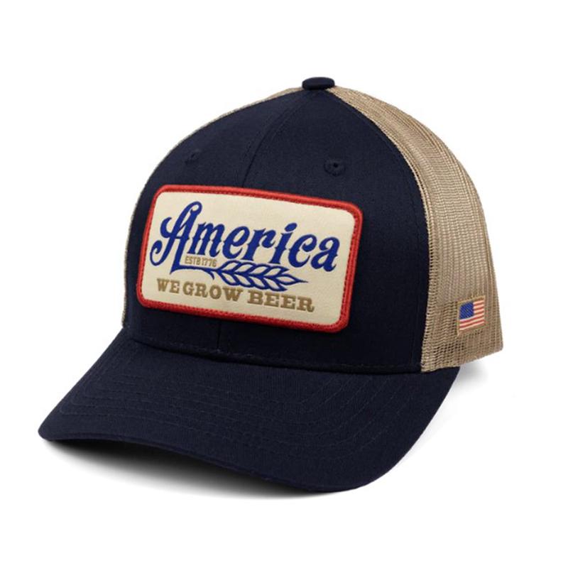 Rural Cloth We Grow Beer Navy Cap