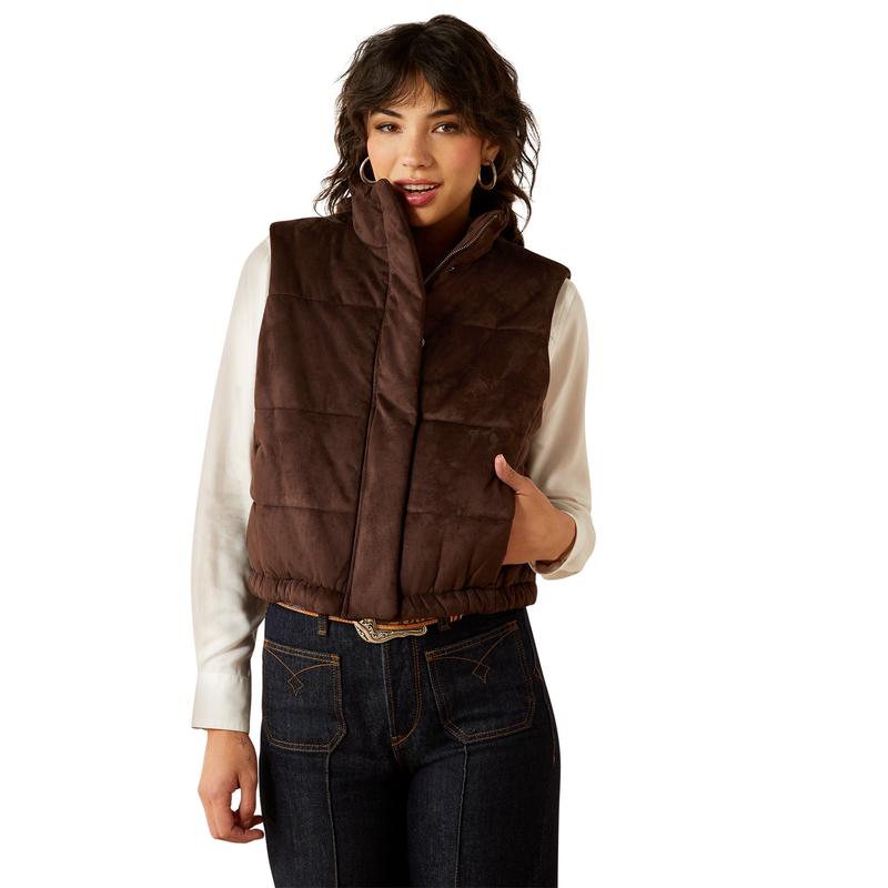 Ariat Faux Leather Vest