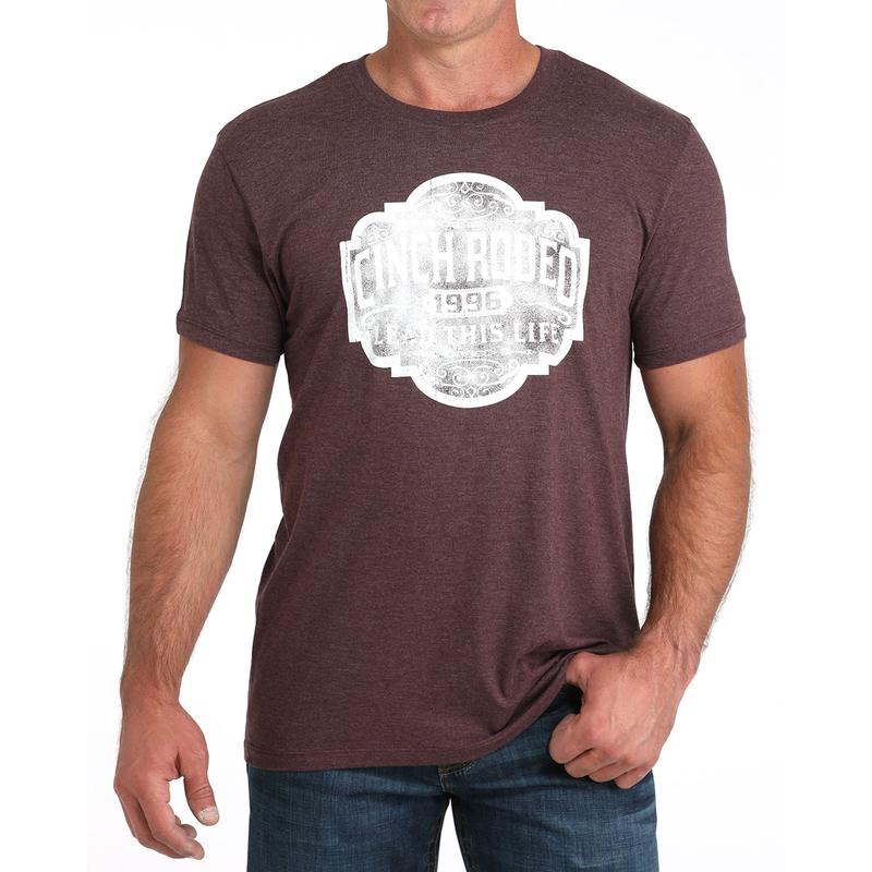 Cinch Men's Purple Graphic Rodeo Tee